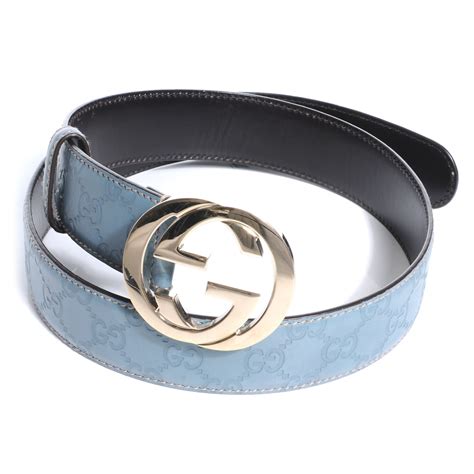 dark blue gucci belt.